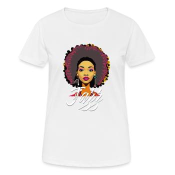 All that Jazz, Vienna, New Orleans - Women's Breathable T-Shirt - white - Front - AI Model Female 172 dark (172cm)