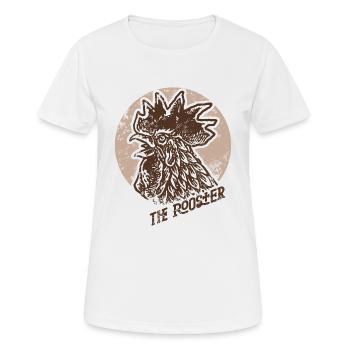 Ancien cachet du coq - T-shirt respirant Femme - blanc - Devant - AI Model Female 172 dark (172cm)