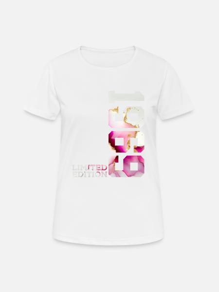 57° COMPLEANNO 57 ANNI EDIZIONE LIMITATA 1969 - Maglietta da donna traspirante - bianco