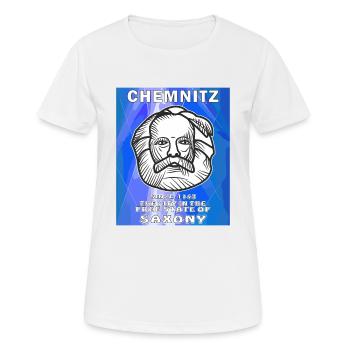 CHEMNITZ THE CITY IN THE FREE STATE OF SAXONY - Women's Breathable T-Shirt - white - Front - AI Model Female 172 dark (172cm)