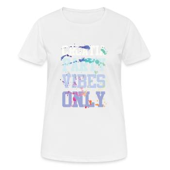 Croatia Party Vibes - Frauen T-Shirt atmungsaktiv - Weiß - Vorne - AI Model Female 172 dark (172cm)