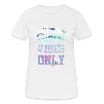 California Party Vibes - Frauen T-Shirt atmungsaktiv - Weiß - Vorne - AI Model Female 172 dark (172cm)