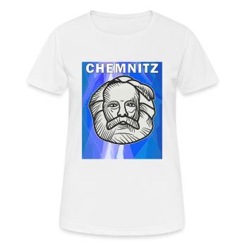 CHEMNITZ - Women's Breathable T-Shirt - white - Front - AI Model Female 172 dark (172cm)