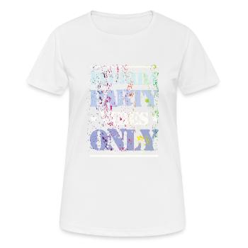 Ambiance de fête en Floride - T-shirt respirant Femme - blanc - Devant - AI Model Female 172 dark (172cm)