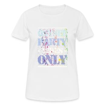 Ostsee Party Vibes - Frauen T-Shirt atmungsaktiv - Weiß - Vorne - AI Model Female 172 dark (172cm)