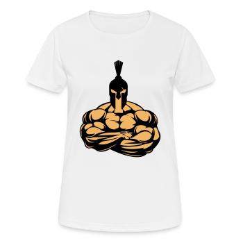 Forte Spartiate - T-shirt respirant Femme - blanc - Devant - AI Model Female 172 dark (172cm)