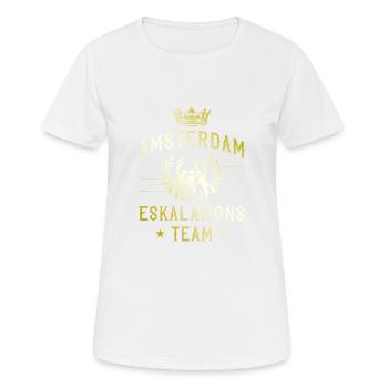 Amsterdam Escalation - Women's Breathable T-Shirt - white - Front - AI Model Female 172 dark (172cm)