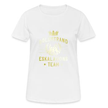 Escalade des Sables d’or - T-shirt respirant Femme - blanc - Devant - AI Model Female 172 dark (172cm)