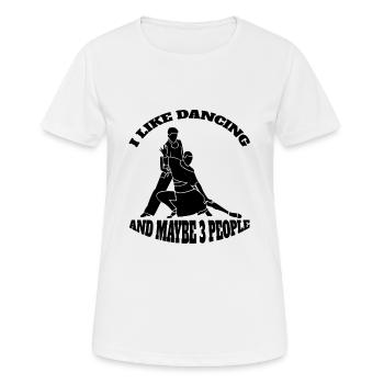 Dancer Gift Dance Ballroom Dance Ballet Dance Class - Women's Breathable T-Shirt - white - Front - AI Model Female 172 dark (172cm)
