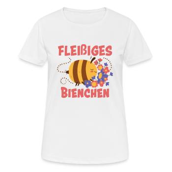 Fleißiges Bienchen - Frauen T-Shirt atmungsaktiv - Weiß - Vorne - AI Model Female 172 dark (172cm)