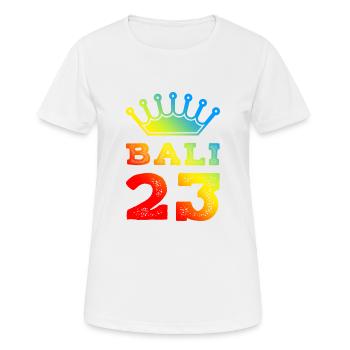 Bali 23 Jersey 2023 - Women's Breathable T-Shirt - white - Front - AI Model Female 172 dark (172cm)