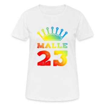 Maillot Malle 23 2023 - T-shirt respirant Femme - blanc - Devant - AI Model Female 172 dark (172cm)