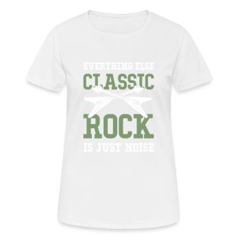Rock - T-shirt respirant Femme - blanc - Devant - AI Model Female 172 dark (172cm)