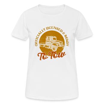 Officially Licensed & Ready To Tow Trucking Tow Tr - Frauen T-Shirt atmungsaktiv - Weiß - Vorne - AI Model Female 172 dark (172cm)