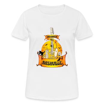 Nashville - Halloween - Frauen T-Shirt atmungsaktiv - Weiß - Vorne - AI Model Female 172 dark (172cm)