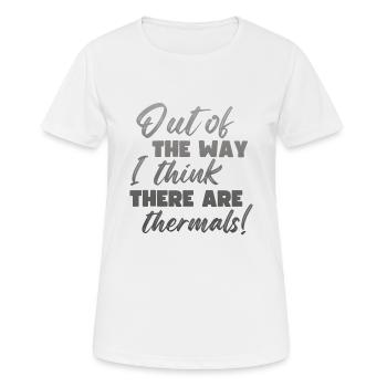 Je crois qu’il y a des marins thermiques rc - T-shirt respirant Femme - blanc - Devant - AI Model Female 172 dark (172cm)