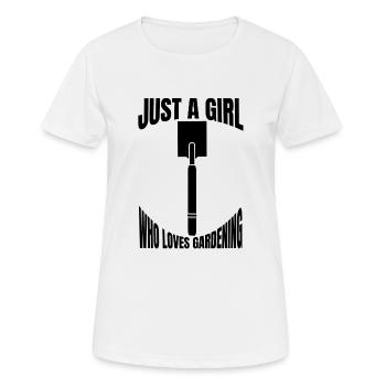 Jardinier Jardinier Accueil Jardinier Verger Cadeau - T-shirt respirant Femme - blanc - Devant - AI Model Female 172 dark (172cm)