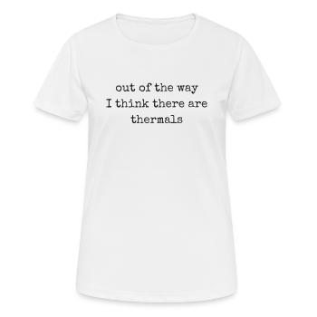 Je crois qu’il y a des marins thermiques rc - T-shirt respirant Femme - blanc - Devant - AI Model Female 172 dark (172cm)