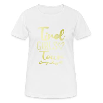 Tirol Girls Tour - T-shirt respirant Femme - blanc - Devant - AI Model Female 172 dark (172cm)