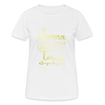 Vienna Girls Tour Wien - Women's Breathable T-Shirt - white - Front - AI Model Female 172 dark (172cm)