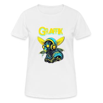 Graphique - T-shirt respirant Femme - blanc - Devant - AI Model Female 172 dark (172cm)