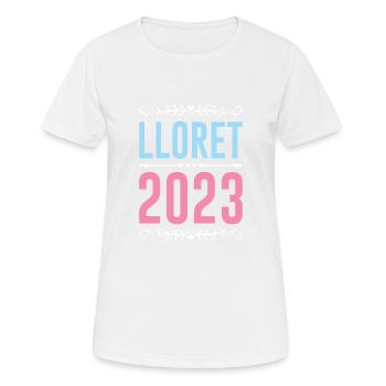 Lloret De Mar 2023 - Women's Breathable T-Shirt - white - Front - AI Model Female 172 dark (172cm)