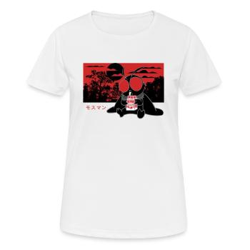 Mothman Strawberry Milk Shake - Women's Breathable T-Shirt - white - Front - AI Model Female 172 dark (172cm)