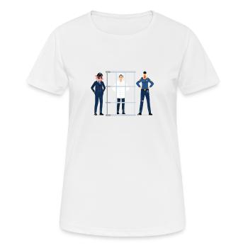 Lustiger Veganer Koch Restaurant Koch Küche Arbeit - Frauen T-Shirt atmungsaktiv - Weiß - Vorne - AI Model Female 172 dark (172cm)