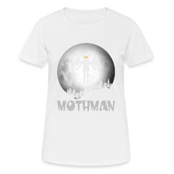 Mothman - T-shirt respirant Femme - blanc - Devant - AI Model Female 172 dark (172cm)