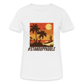 SOUPER - T-shirt respirant Femme - blanc - Devant - AI Model Female 172 dark (172cm)