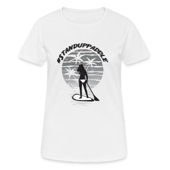 SOUPER - T-shirt respirant Femme - blanc - Devant - AI Model Female 172 dark (172cm)