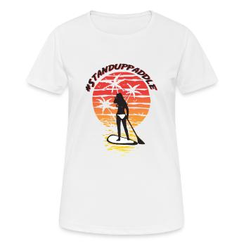 SOUPER - T-shirt respirant Femme - blanc - Devant - AI Model Female 172 dark (172cm)