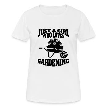 Hobbygärtner Garten Gärtner Obstgarten Geschenk - Frauen T-Shirt atmungsaktiv - Weiß - Vorne - AI Model Female 172 dark (172cm)