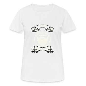 Bearded Inked Awesome Facial Hair Bearded Man - Women's Breathable T-Shirt - white - Front - AI Model Female 172 dark (172cm)