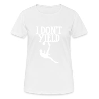 I Don't Yield 4 - Women's Breathable T-Shirt - white - Front - AI Model Female 172 dark (172cm)