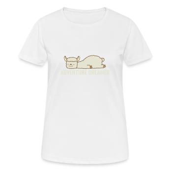 Pyjama Adventure Dreamer Pyjamas - T-shirt respirant Femme - blanc - Devant - AI Model Female 172 dark (172cm)
