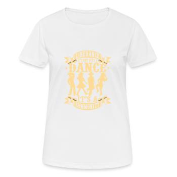 Linedance Ce n’est pas seulement une danse Western Country Mu - T-shirt respirant Femme - blanc - Devant - AI Model Female 172 dark (172cm)