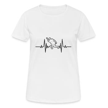 Bowling Skittles Bowling Club Bowling Club Bowler - T-shirt respirant Femme - blanc - Devant - AI Model Female 172 dark (172cm)