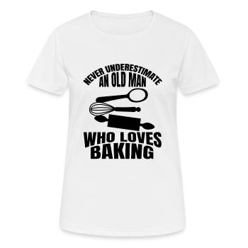 Boulangerie, confiserie, boulanger, confiserie, boulangerie - T-shirt respirant Femme - blanc - Devant - AI Model Female 172 dark (172cm)