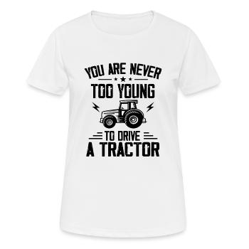 Traktor Traktoren Trecker Geschenk - Women's Breathable T-Shirt - white - Front - AI Model Female 172 dark (172cm)