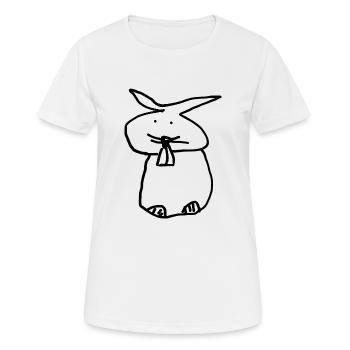 Rabbit Rabbit - Women's Breathable T-Shirt - white - Front - AI Model Female 172 dark (172cm)