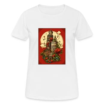 Roma Pisa Napoli Italien - Frauen T-Shirt atmungsaktiv - Weiß - Vorne - AI Model Female 172 dark (172cm)