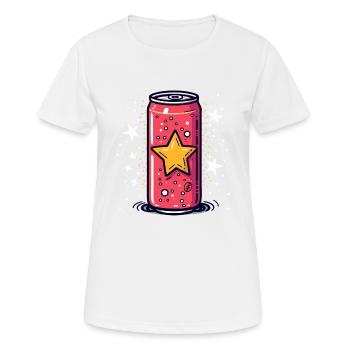 Une canette de boisson, la boisson énergisante Cartoon Pop - T-shirt respirant Femme - blanc - Devant - AI Model Female 172 dark (172cm)