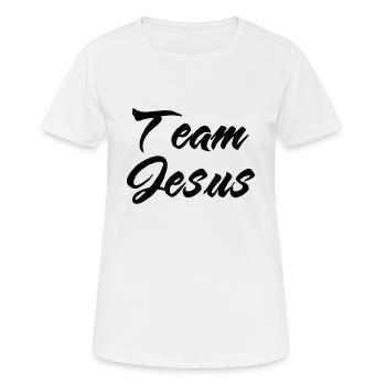 Christian Spanish Odds Spanish Groups Team Jesus - Women's Breathable T-Shirt - white - Front - AI Model Female 172 dark (172cm)