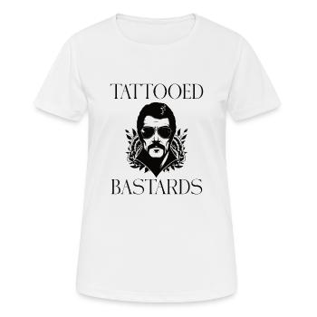 TATOUEUR tatoué Tribal Ink Tattoo - T-shirt respirant Femme - blanc - Devant - AI Model Female 172 dark (172cm)