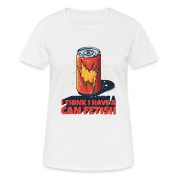 Sammle Soda-Dosen: Sammler Hobby - Frauen T-Shirt atmungsaktiv - Weiß - Vorne - AI Model Female 172 dark (172cm)