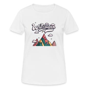 Watzmann Design for Women and Children - Women's Breathable T-Shirt - white - Front - AI Model Female 172 dark (172cm)