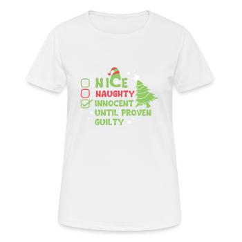 Merry Christmas - Women's Breathable T-Shirt - white - Front - AI Model Female 172 dark (172cm)