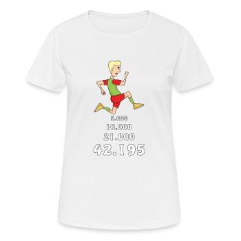 BISHOP - Women's Breathable T-Shirt - white - Front - AI Model Female 172 dark (172cm)