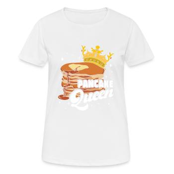 Reine des crêpes - T-shirt respirant Femme - blanc - Devant - AI Model Female 172 dark (172cm)